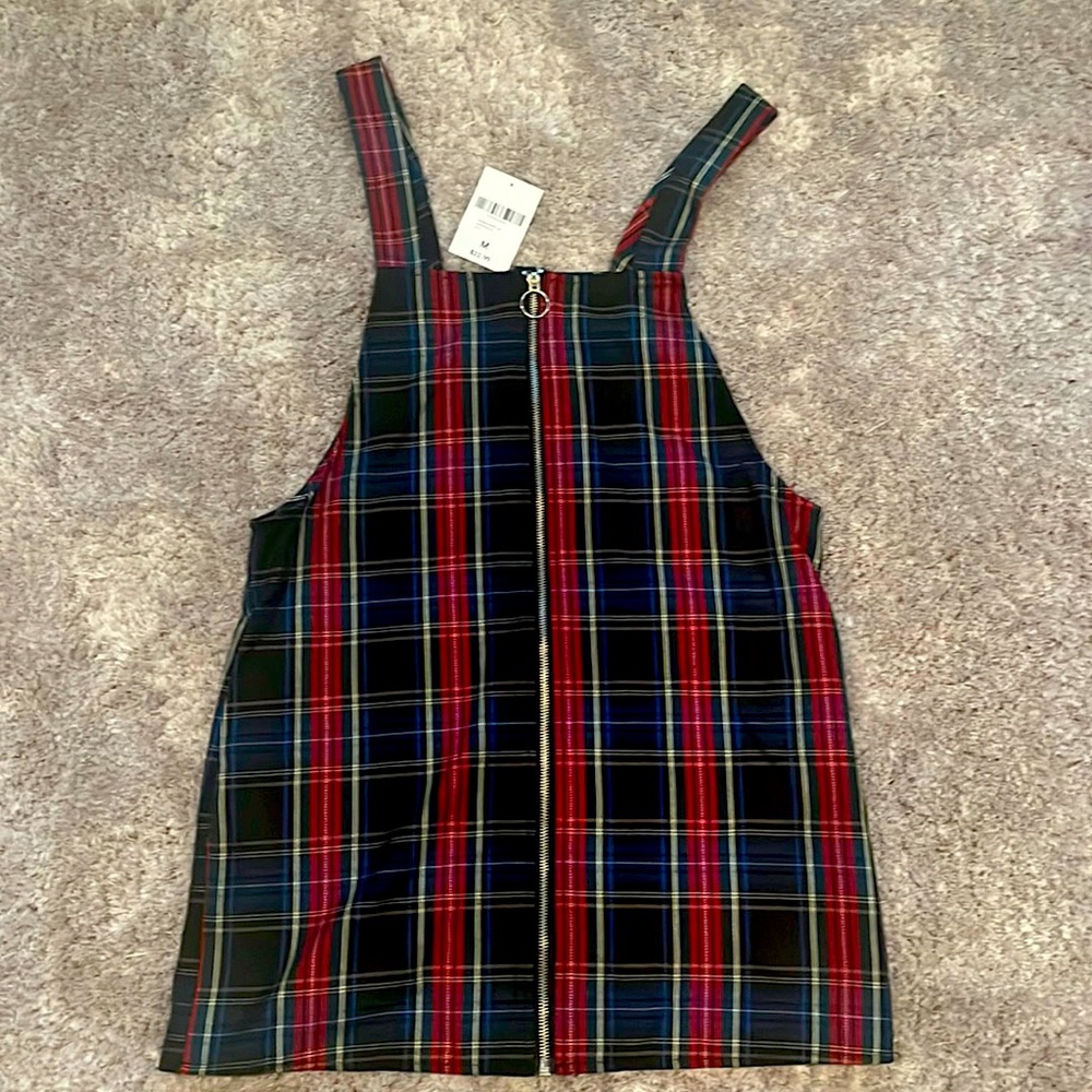 Forever 21 plaid romper new with tags